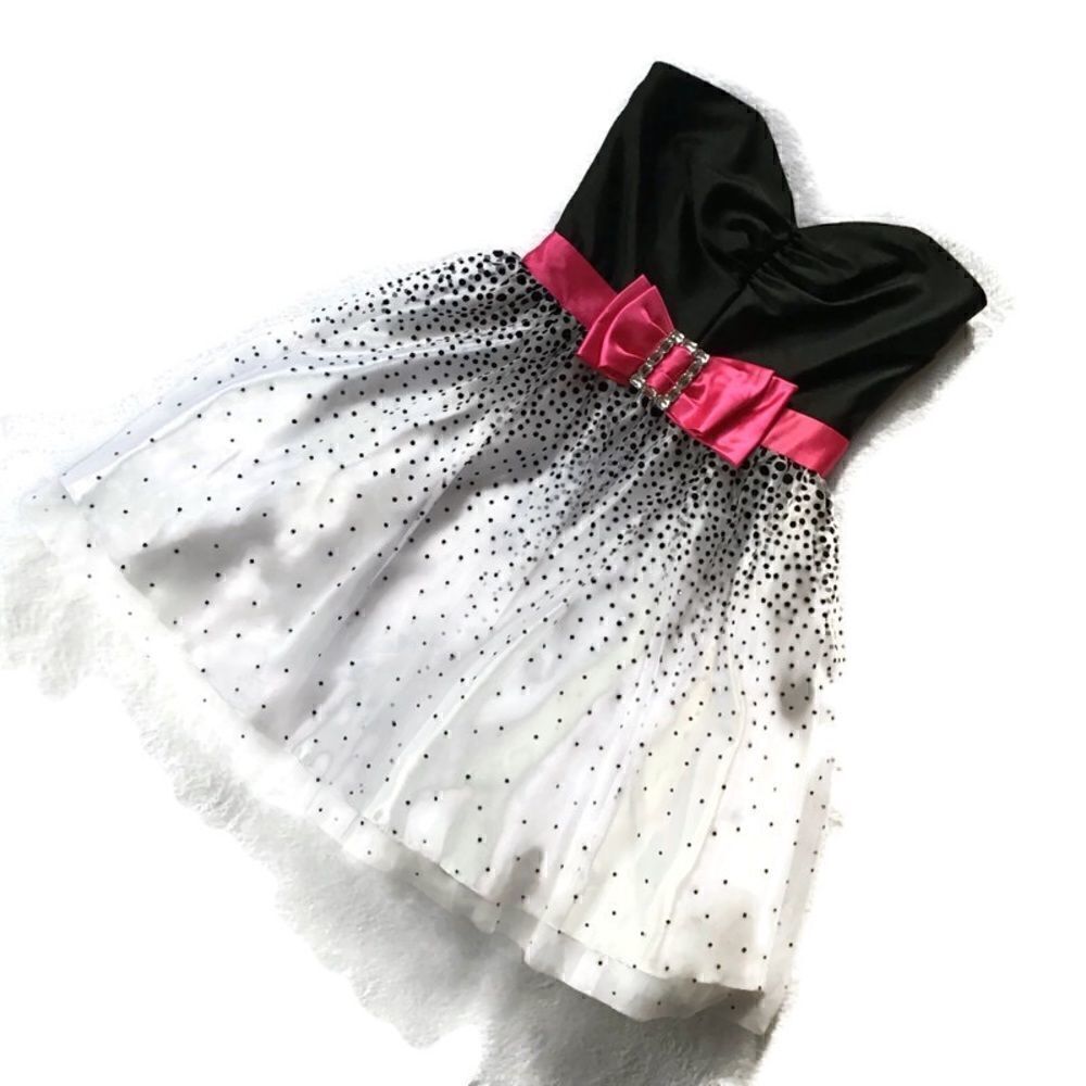 Jessica McClintock GunneSax Tulle Party Prom Dress